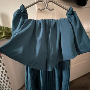 Off shoulder with short